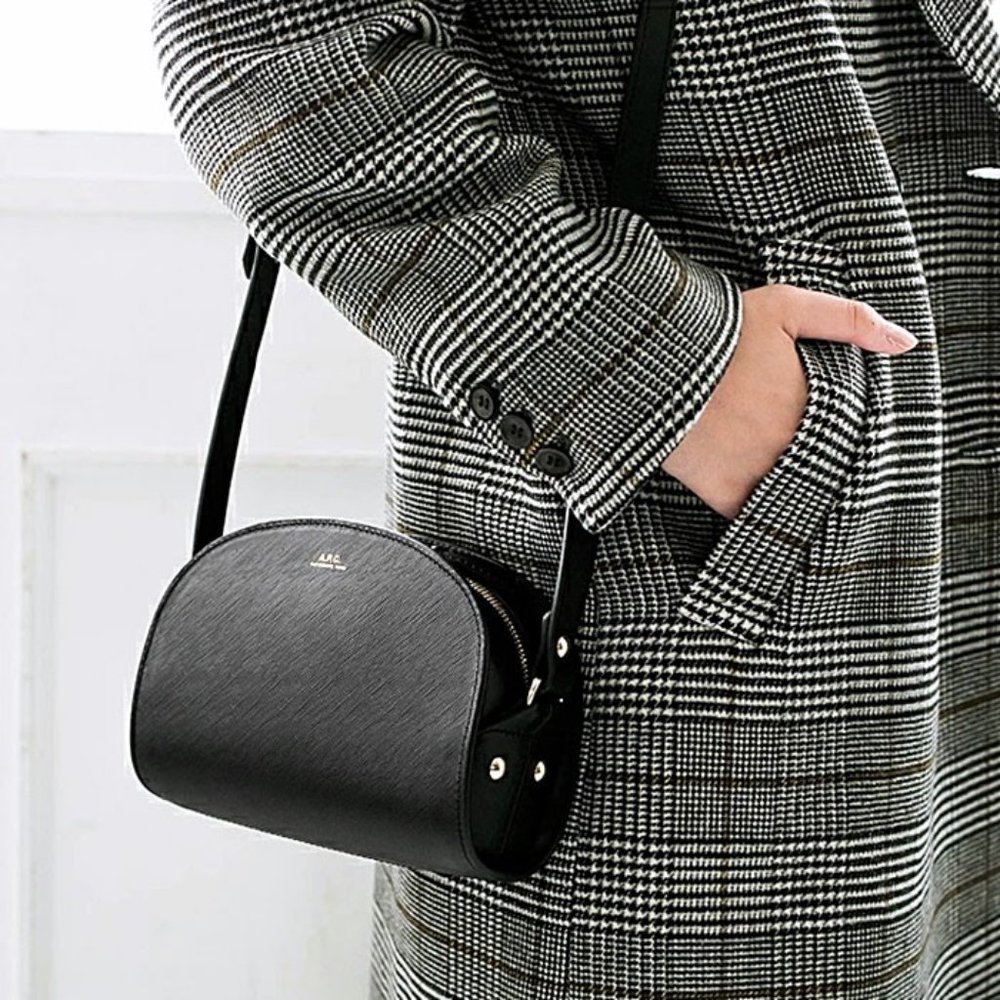 NWT A.P.C. Demi-Lune Mini Bag  PXBJQ-F61392